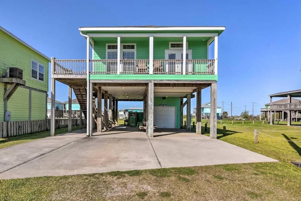 Coastal Heaven - Crystal Beach Relaxing Beach Home Bolivar Peninsula Экстерьер фото