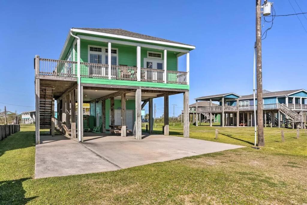 Coastal Heaven - Crystal Beach Relaxing Beach Home Bolivar Peninsula Экстерьер фото